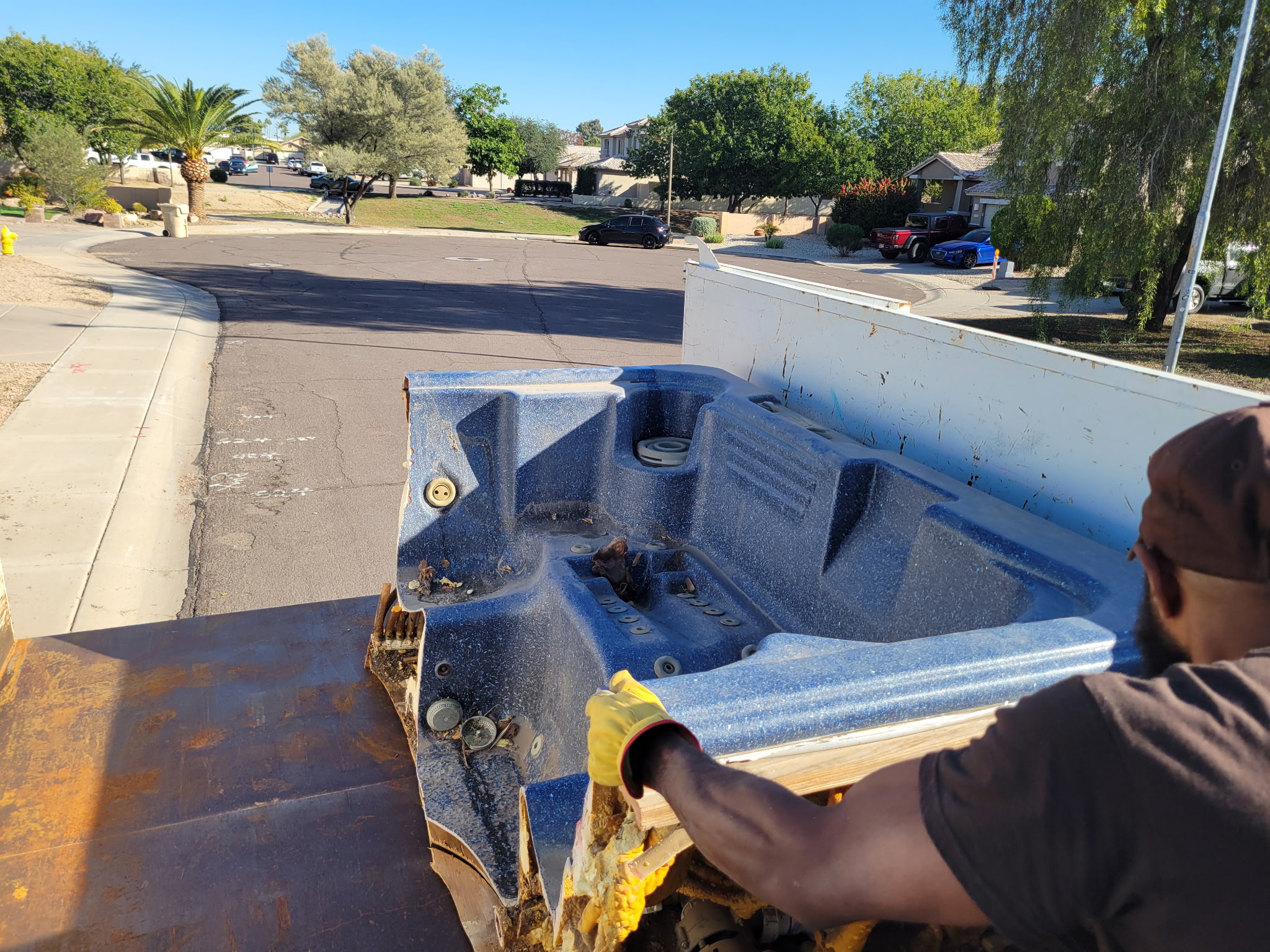 Men Carrying Junk